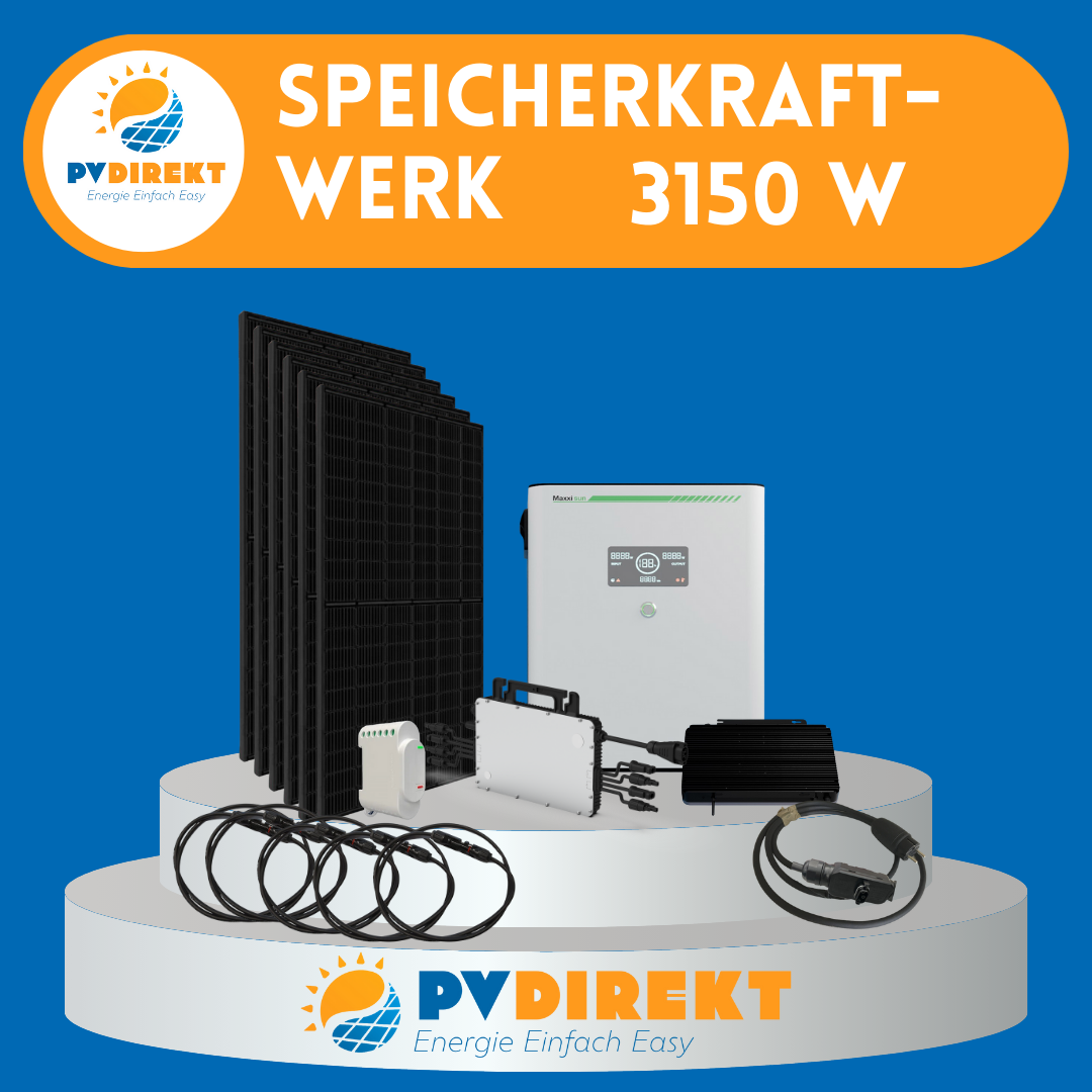 Speicherkraftwerk 3150 W