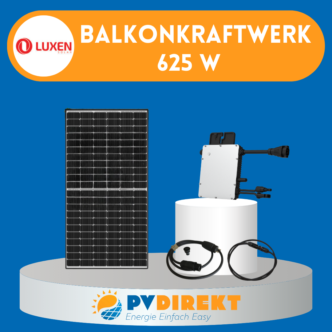 Balkonkraftwerk 625 W Luxen